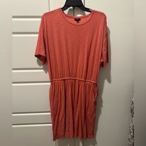Red Short Sleeve Dress
